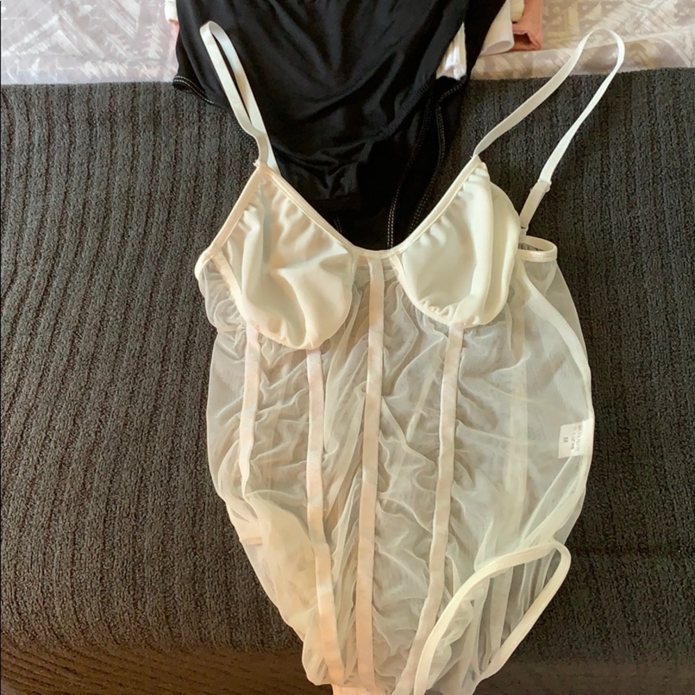 Sexy white lingerie bodysuit. NEVER BEEN WORN.